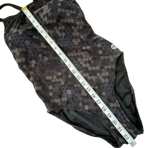 TYR Durafast Elite Women's Diamond Controlfit Swimsuit - Carbon Hex- 10 - NWT - Picture 11 of 16